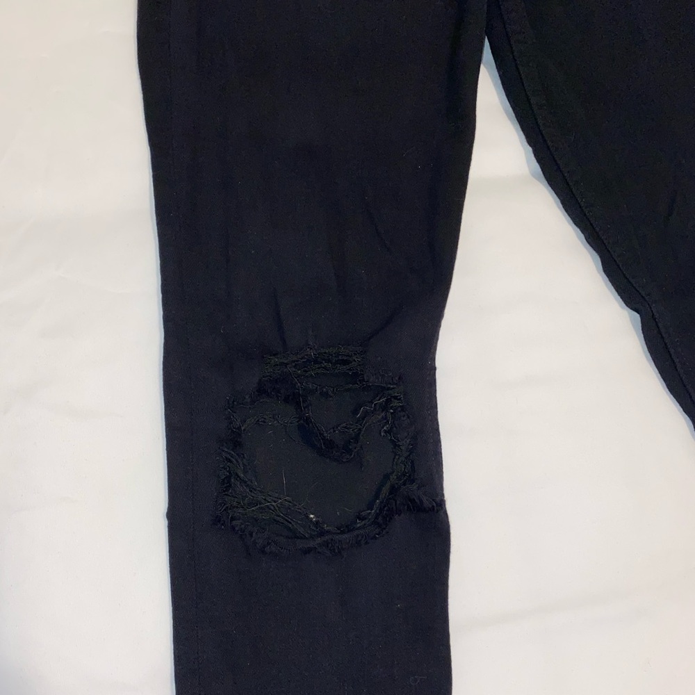 High Waisted Ripped Jeans - Express - Picture 2 of 3
